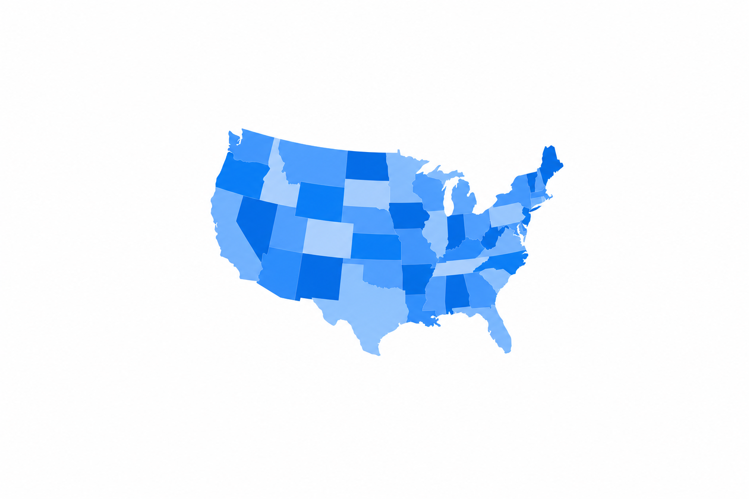 Map of the United States