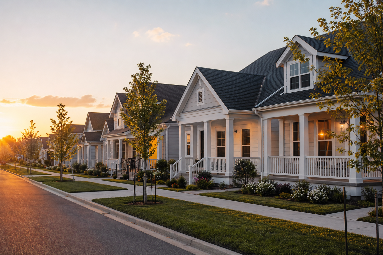 Homes in a welcoming residential community for people exploring places to live, retire, or relocate.