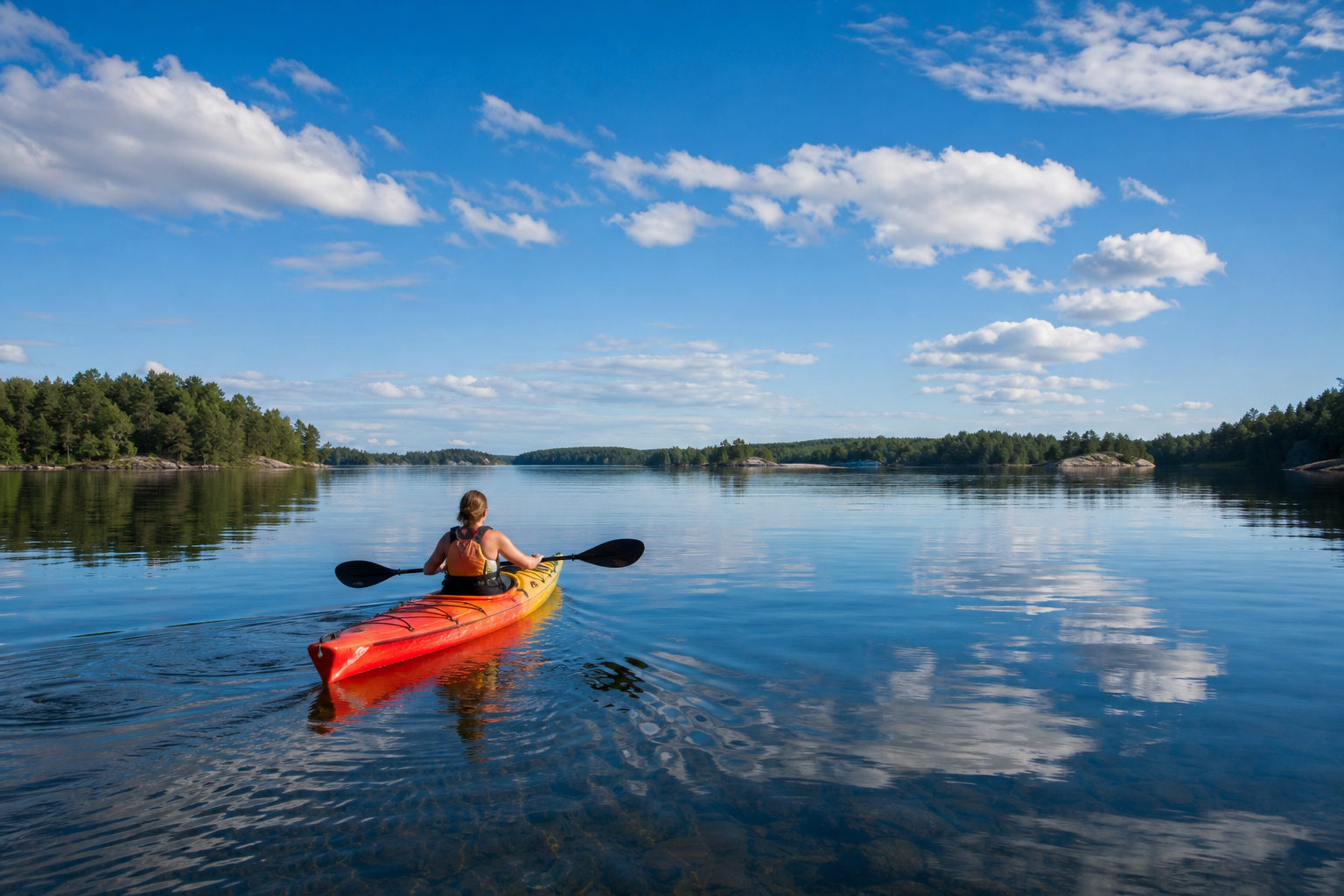 Blue Sky Lake Kayaking